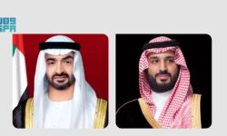 ولي العهد يتلقى اتصالًا هاتفيًا من رئيس دولة الإمارات