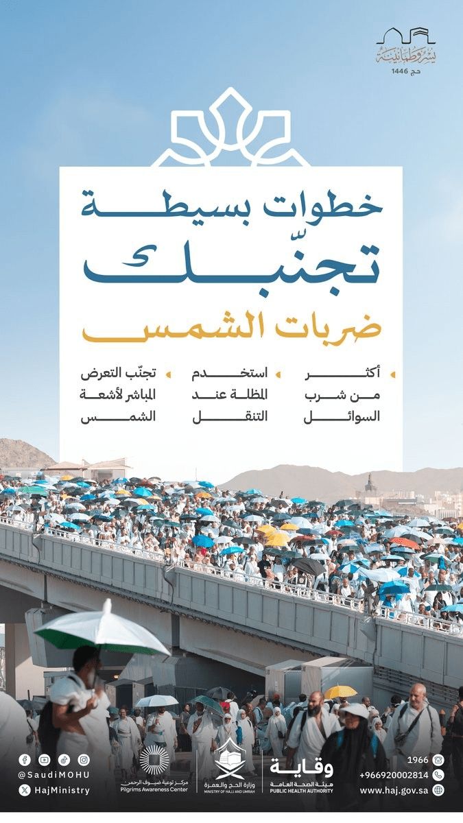 خطوات بسيطة تجنبك ضربات الشمس