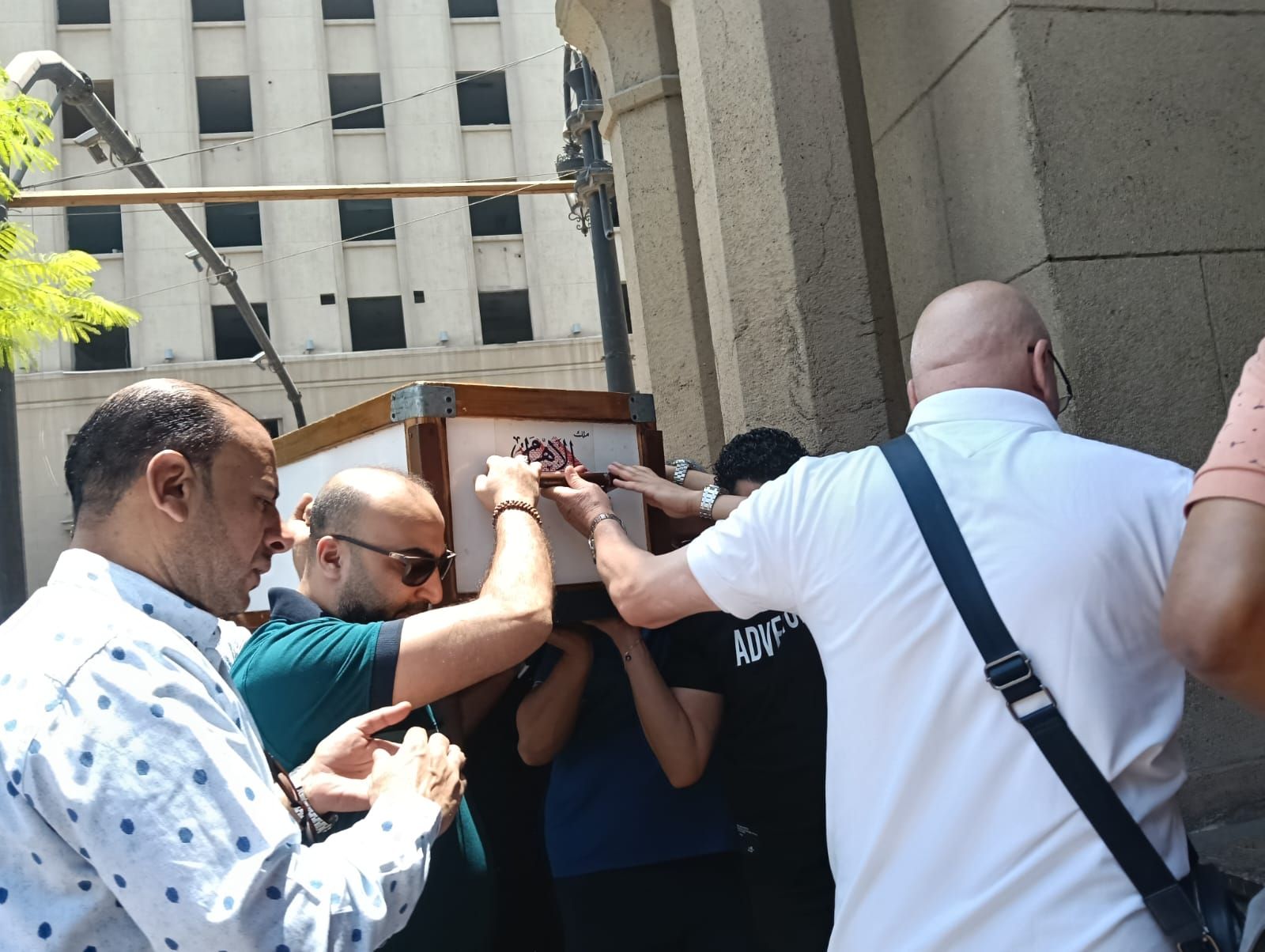 جنازة والد تامر عبد المنعم