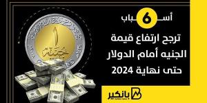 6 أسباب ترجح ارتفاع قيمة الجنيه أمام الدولار حتى نهاية 2024