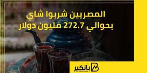 المصريين شربوا شاي بحوالي 272.7 مليون دولار