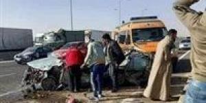 مصرع شاب في حادث تصادم بصحراوي المنيا