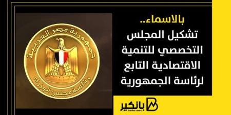 بالاسماء.. تشكيل المجلس التخصصي للتنمية الاقتصادية التابع لرئاسة الجمهورية