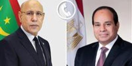 الرئيس السيسي ونظيره الموريتاني يؤكدان حرصهما على تعزيز العلاقات الثنائية بمختلف المجالات