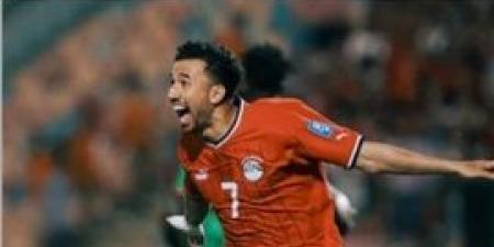 هدف أول محمود تريزيجيه يتقدم لمنتخب مصر أمام موريتانيا