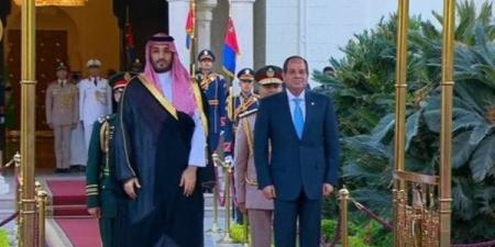 الرئيس السيسي وولى العهد السعودى يطالبان بوقف إطلاق النار بقطاع غزة ولبنان