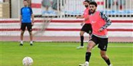 الزناري يخضع لبرنامج علاجي على هامش مران الزمالك اليوم