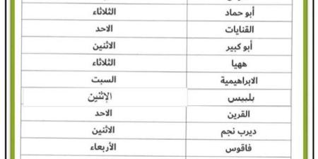 تخصيص يوم إسبوعي بكل مركز ومدينة وحي لعقد لقاءات مع المواطنين بالشرقية