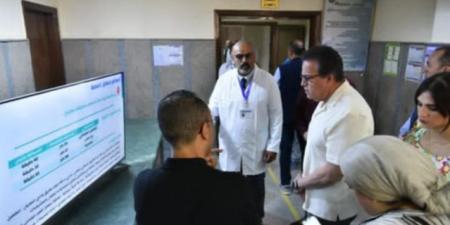 نائب رئيس الوزراء وزير الصحة يتفقد مستشفي الحمام المركزي بمطروح