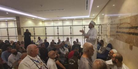 مواصلة جولات الوعظ والإرشاد في أماكن بعثة الحج الأردنية