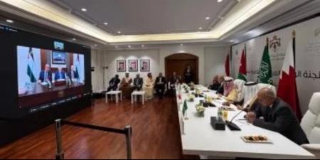 وزير الخارجية يشارك فى اجتماع اللجنة الوزارية العربية الإسلامية مع ملك الأردن