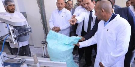 محافظ القاهرة يتفقد أحد مطاحن الدقيق التمويني بالمنطقة الصناعية بمدينة 15 مايو