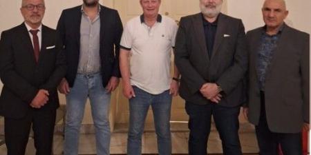 وفد من منصة المحافظين الجدد - لبنان عرض مع شمعون سبل التعاون المشترك