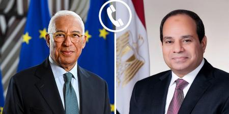 الرئيس السيسي ورئيس المجلس الأوروبي يؤكدان رفض محاولات تصفية القضية الفلسطينية أو تهجير الفلسطينيين