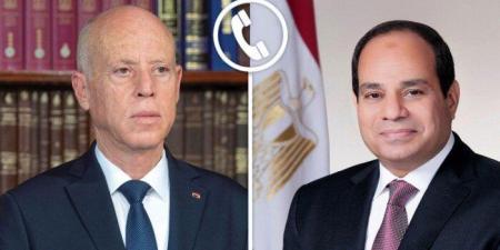 الرئيس السيسي يتلقى اتصالا هاتفيا من نظيره التونسي بمناسبة عيد الأضحى