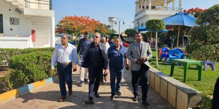 وكيل وزارة الشباب والرياضة بالغربية يزور مالية كفرالزيات