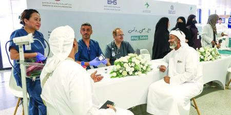 «الصحة» تطلق حملة للحجاج في مطارات الدولة
