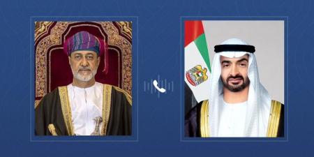 رئيس الدولة وسلطان عمان يتبادلان هاتفياً التهاني بمناسبة عيد الأضحى المبارك