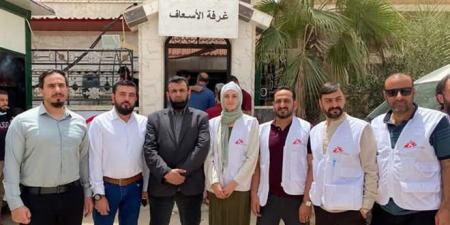 افتتاح مركز إسعافي بمدينة البوكمال شرق دير الزور بدعم من أطباء بلا حدود
