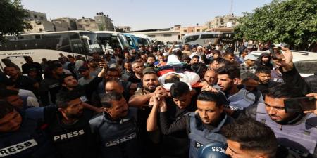 استشهاد 3 صحفيين في قصف الاحتلال ساحة المستشفى المعمداني