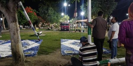الإسماعيلية تتزين لاستقبال عيد الأضحى المبارك: فرش الساحات وتهيئة المساجد لاستقبال المصلين