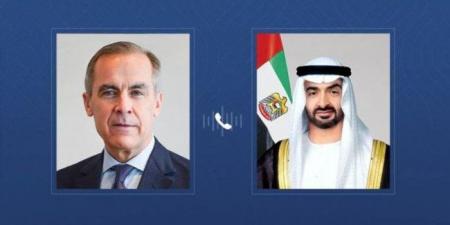 الشيخ محمد بن زايد ورئيس وزراء كندا يبحثان قضايا إقليمية ودولية