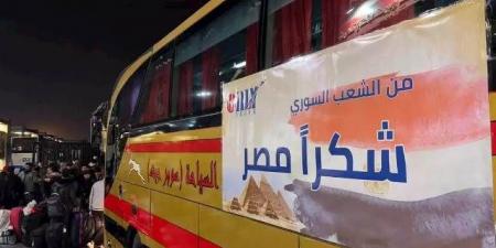4550 مواطنًا سوريًا يغادرون عبر ميناء نويبع إلى وطنهم خلال 6 أشهر