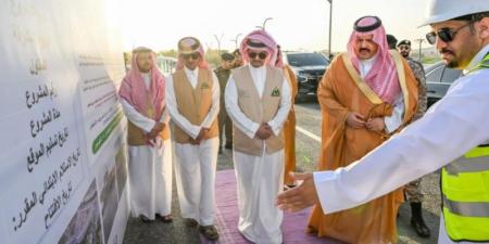 أمير منطقة حائل يفتتح مشروع جسر السمراء