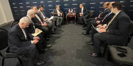 وزيرا خارجية مصر وإيران يتفقان على مواصلة التشاور للتوصل إلى حل للأزمة الراهنة يحفظ استقرار المنطقة