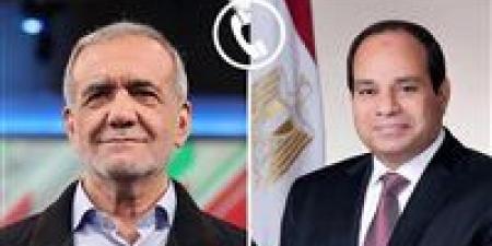 الرئيس السيسي لنظيره الإيراني: «يجب وقف إطلاق النار بشكل فوري.. وندين التصعيد الإسرائيلي على دولتكم»