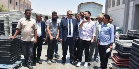 وفد شركة مياه الأقصر فى زيارة لشركة BMC المصرية للصناعات المتطورة