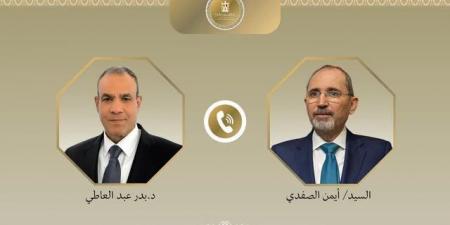وزير الخارجية ونظيره الأردني يشددان على أهمية التهدئة بين إيران وإسرائيل