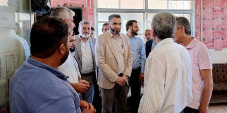 معاون وزير الطاقة لشؤون الكهرباء يتفقد منشآت الكهرباء في دير الزور