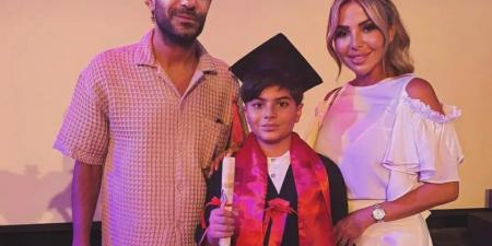 بكلمات رقيقة.. رزان مغربي سعيدة بنجاح نجلها فى المدرسة