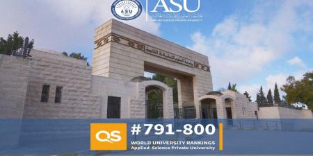 "التطبيقية" الأولى بين الجامعات الخاصة الأردنية في تصنيف كيو أس العالمي للعام 2026