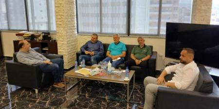 وفد من حزب الله في صيدا زار مدير عام مؤسسة مياه لبنان الجنوبي وجرى البحث بمشاريع إنمائية