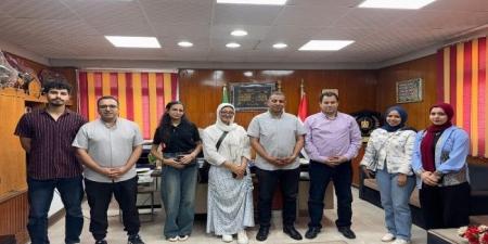 مدير الرياضة بالقليوبية يلتقي أعضاء فريق YLY لمناقشة خطة عمل الموسم السابع