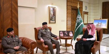 مُحافظ جدة يستقبل مساعد مدير إدارة مكافحة المخدرات بمنطقة مكة المكرمة