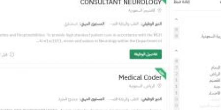 وظائف إدارية وطبية جديدة من الشؤون الصحية بالحرس الوطني والرابط الرسمي للتقديم عليها