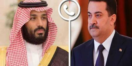 رئيس الوزراء العراقي وولي العهد يبحثان تطورات غزة وإيران