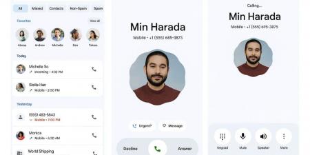 جوجل تُعيد تصميم تطبيق الهاتف في أندرويد بواجهة جديدة