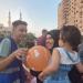 متطوعو حياة كريمة بالمحلة يوزعون البالونات على الأطفال فى الساحات