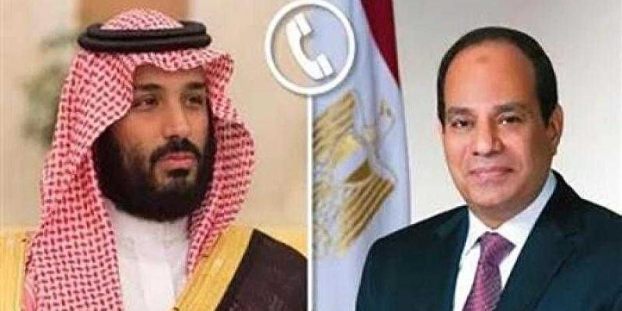 الرئيس السيسي وولي العهد السعودي يتوافقان على ضرورة التوصل لوقف فوري لإطلاق النار بغزة