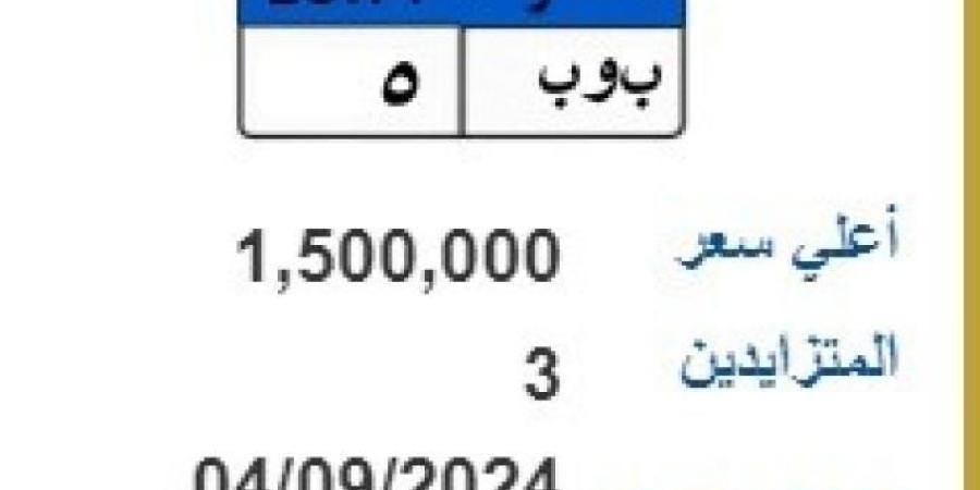 أسعار اللوحات المعدنية المميزة تصل لـ 1.5 مليون جنيهl صور