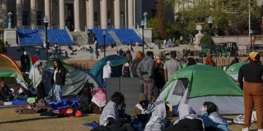 طلاب جامعة كولومبيا يتعهدون بمواصلة احتجاجاتهم المؤيدة لفلسطين