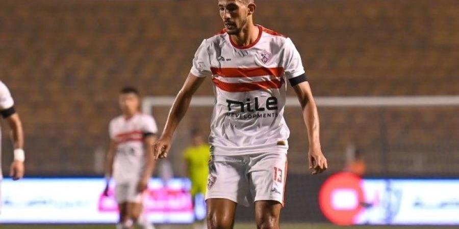 أحمد فتوح فى تدريب الزمالك اليوم بعد إخلاء سبيله