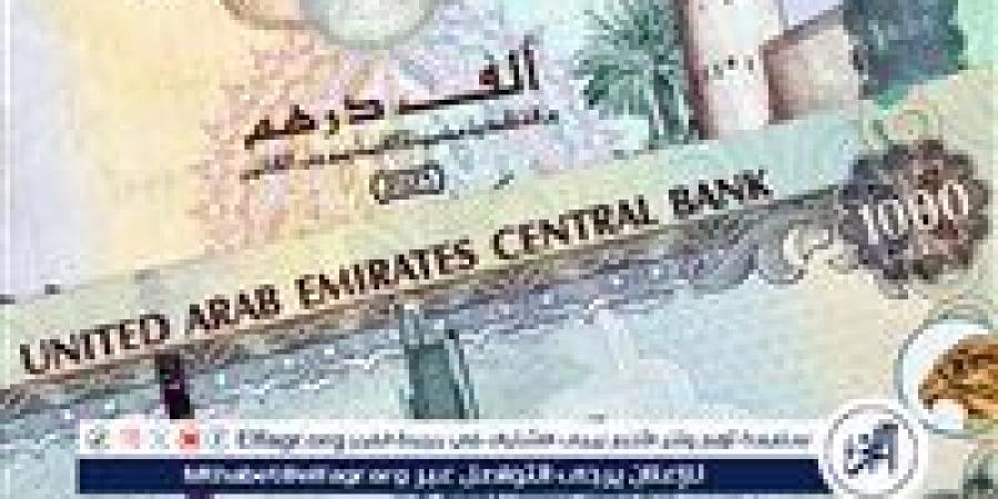 سعر الدرهم الإماراتي أمام الجنيه بجميع البنوك في تعاملات اليوم الأربعاء 18-9-2024