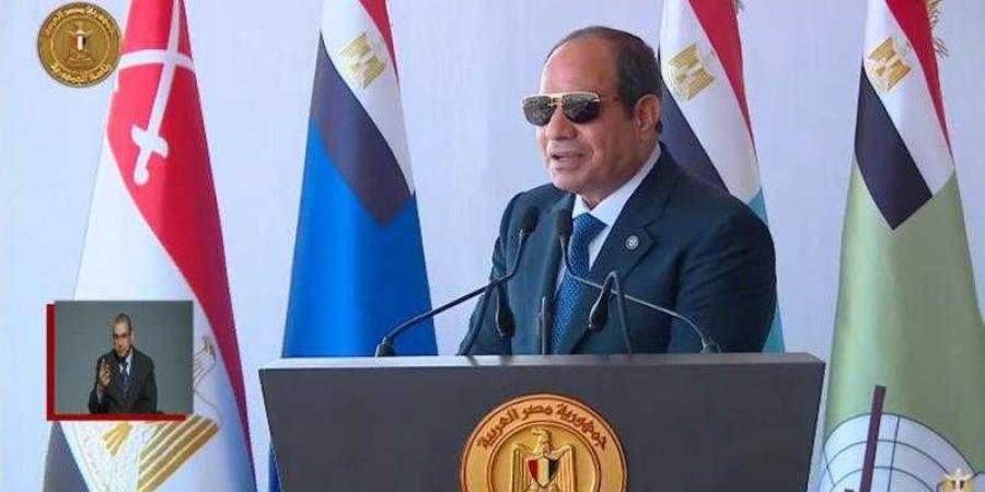 السيسي: قيادة حرب 1973 تجاوزت عصرها وظروفها وحققت النصر بالإرادة