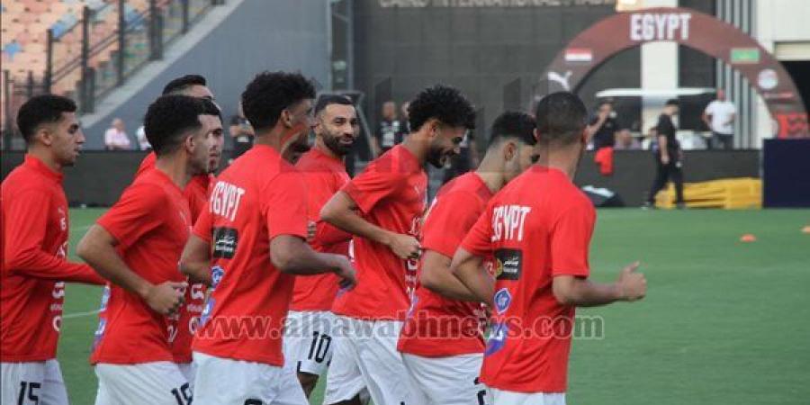 منتخب مصر يخوض تدريبه الأخير استعداداً لموريتانيا