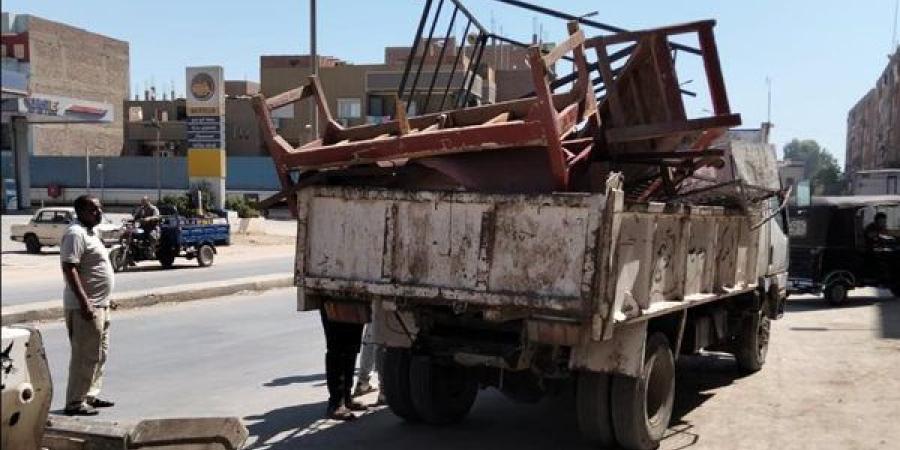 مدينة أبو تيج تشهد حملة مكثفة لإعادة الانضباط إلى الشوارع.. صور